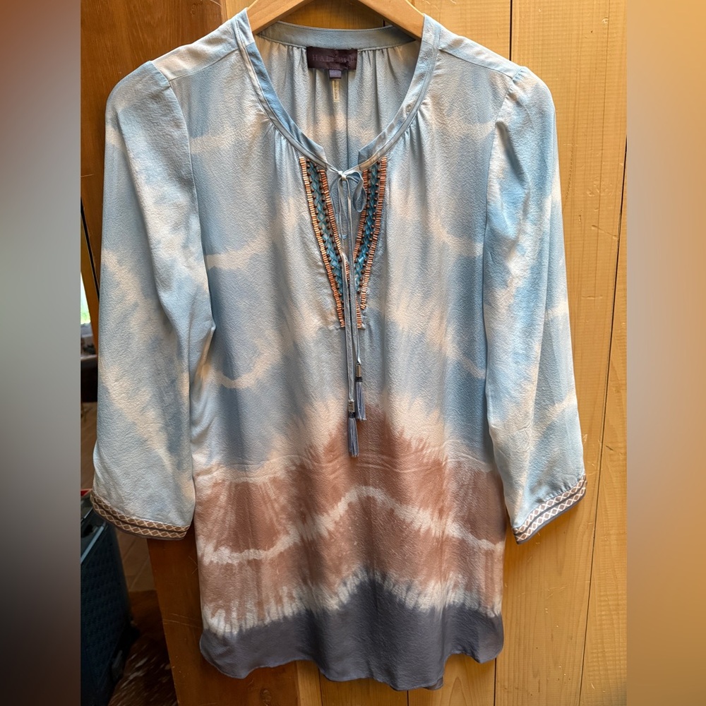 Hale Bob 100% silk top